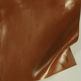 Glazed leather