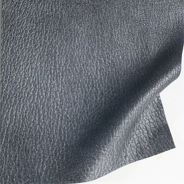 Metallised leather