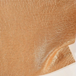 Milled grain laminated lamb leather